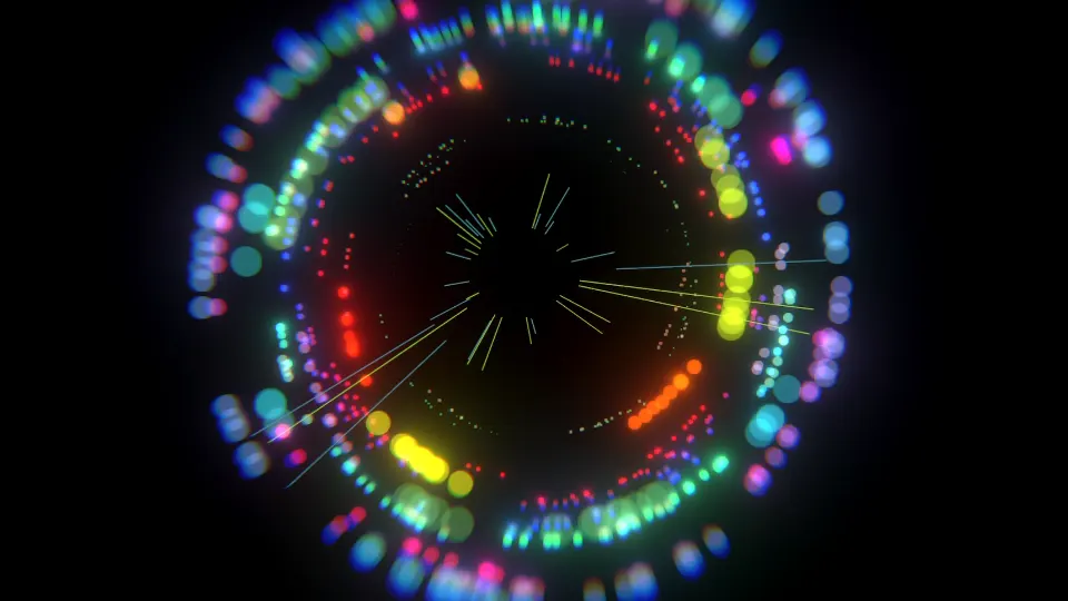 Real-time particle visuals research